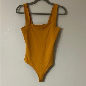 Abercrombie & Fitch Mustard Bodysuit